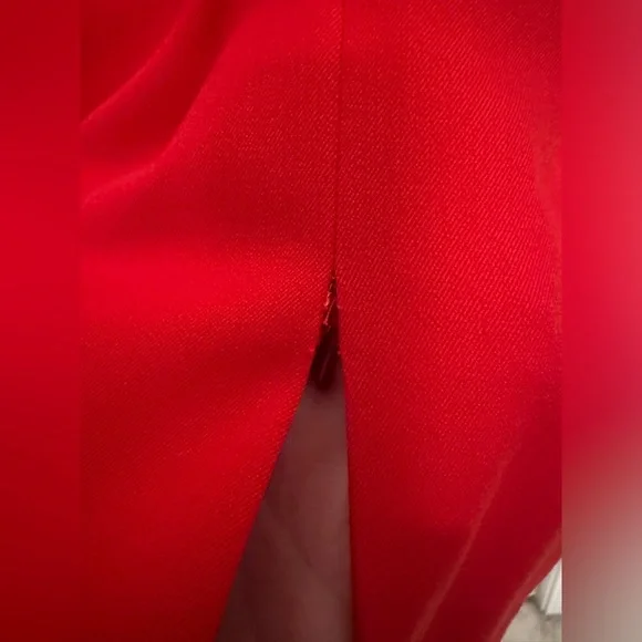 Black Halo Marcelle Sleeveless Stretch Crepe Sheath Dress, Size 6, Red - Picture 6 of 16